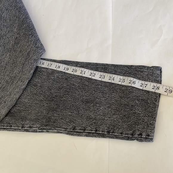 Vintage Levi’s 501 black acid wash Y2K button fly high waisted jeans size 13 J - Picture 14 of 15